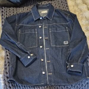 MAISON KITSUNE Oversized Denim Jacket